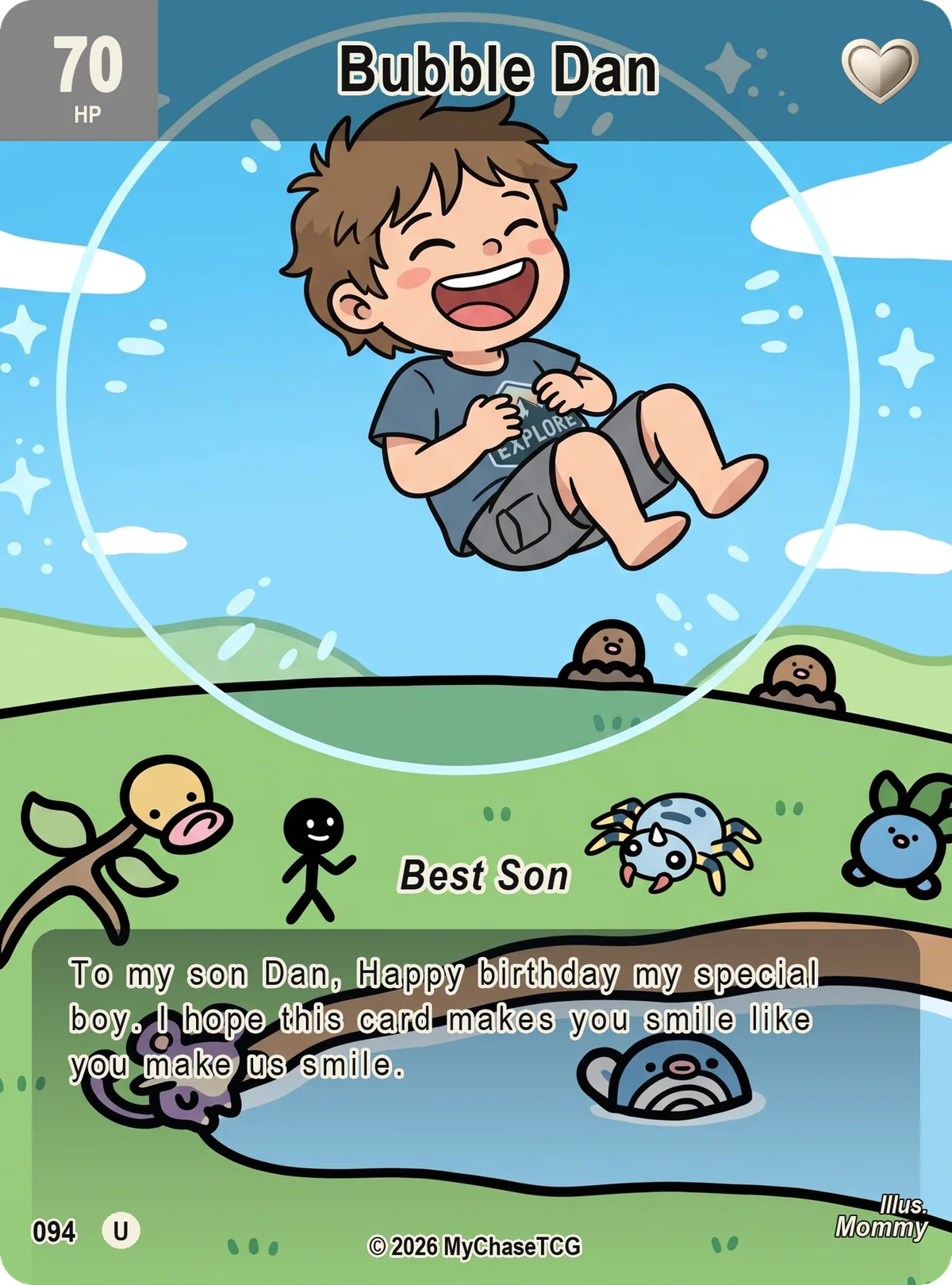 Custom card gallery image