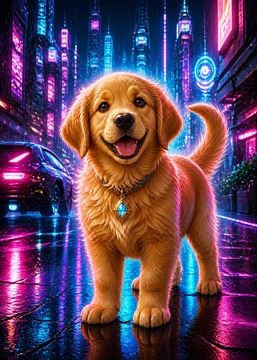 Cyberpunk artwork style preview